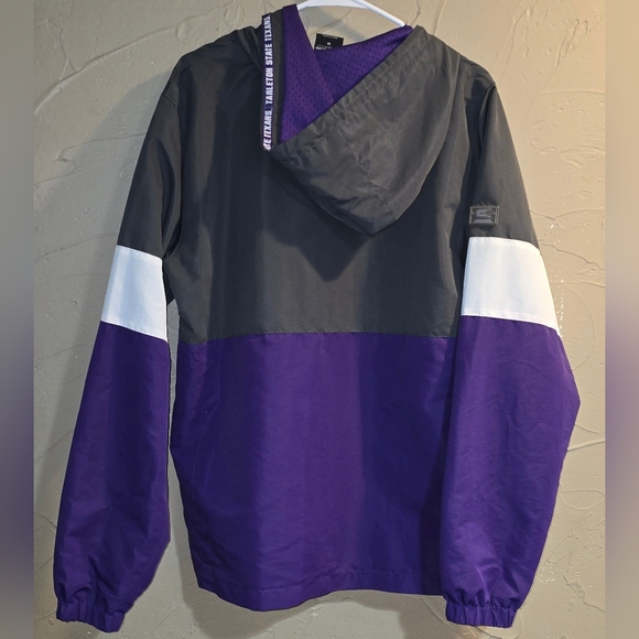 Colosseum Tarleton State Texans Purple and Gray Men's Jacket - Picture 2 of 4
